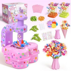 Arts and Crafts for Kids Girls - Valentines Day Crafts Fabric Flower Bouquets Toys for Girls - Birthday C…