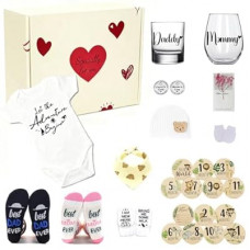 ReaGold New Mom Gifts for Women, Baby Shower Gifts for Mom to Be, Pregnancy Gifts for New Parents Ex…