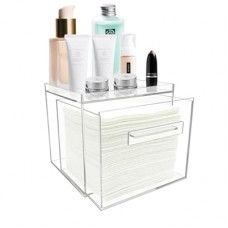 ShinyDew Disposable Facial Towel Holder, Acrylic Container Compatible with Clean Skin Club Towel XL, Clea…