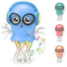 Zonopy Dancing Jellydancer Kids Toy, Crawling Jellydancer Tummy Time Toy for Boy 3-6 Girls 6-12, Fidget T…