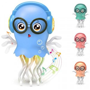 Zonopy Dancing Jellydancer Kids Toy, Crawling Jellydancer Tummy Time Toy for Boy 3-6 Girls 6-12, Fidget T…