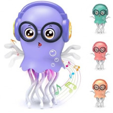 Zonopy Baby Toy Jellydancer, Crawling Jellydancer Tummy Time Toy Kids Fidget Toy for Girls 3-6 Bo…