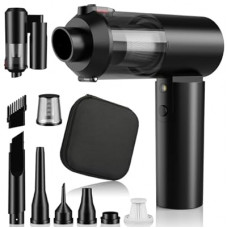 Tkkich Car Vacuum Portable Cordless,90°Foldable 4in1 Vac V2 Handheld Vacuums Cleaner Brushle…