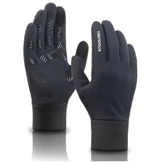 TRENDOUX Winter Gloves for Men Women: 100% Waterproof Windproof Thin Touchscreen Glove…