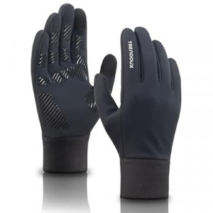 TRENDOUX Winter Gloves for Men Women: 100% Waterproof Windproof Thin Touchscreen Glove…