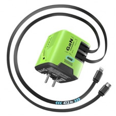 W & O Fast Charger for iPhone17/16/15,60W gan Charger,Retractable Phone Charger…