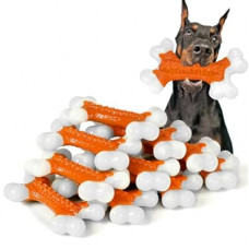 Kseroo 10-Pack Dog Toys for Aggressive Chewers Large Breed, Tough Bones, Nylon Puppy Teethin…
