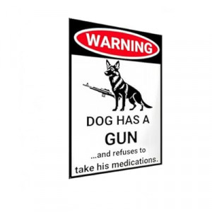 Carastora Hazard Warning Metal Sign, 8x12 Inch Tin Safety Plaque for Yard, Garden, Home Outdoor, Fence Nov…