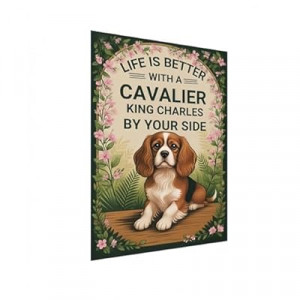 Carastora Vintage Dog Decorative Metal Sign, 12x8 Inch Funny Pet Wall Art Tin Sign for Kitchen, Bathroom,…