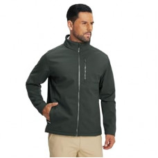 M MAELREG Men's Lightweight Softshell Jacket Fleece Lined Water Resistant Golf Windbreaker Winter…