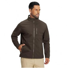 M MAELREG Men's Lightweight Softshell Jacket Fleece Lined Water Resistant Golf Windbreaker Winter…