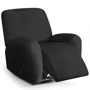 maycelon Recliner Chair Covers 4 Piece Stretch Couch Covers Recliner Slipcovers Couch Furniture Protect…