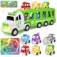 7-in-1 Toddler Truck Toys for 2 3 4 5 Year Old Boys - 17