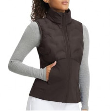 M MAELREG Puffer Vests Womens Lightweight Stand Collar Slim Fit Winter Sleeveless Jacket for Wome…