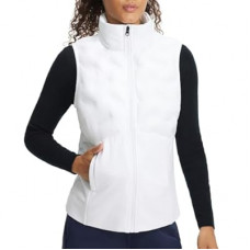 M MAELREG Winter Vest for Women Lightweight Stand Collar Slim Fit Warm Puffer Vest Outwear Running…