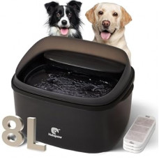 HOLAPAW Dog Water Fountain for Large Dogs, 2.1Gal/8L Dog Water Bowl Dispenser, No Spill Automatic…