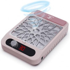 Kouzitop Nail Dust Collector for Nail Techs, Compact & Quiet Nail Vacuum dust Collector with Reusable Filter,…