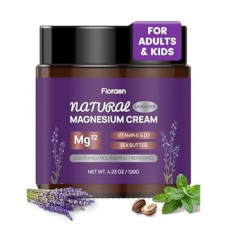 Fioraen Magnesium Lotion for Sleep, Magnesium Cream(300mg/tsp) for Muscle Relief, Magnesium Butter fo…