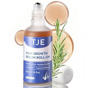 Hair Growth Serum Roll On 50ml | Hair Growth Serum 3% Rosemary Extract + Caffeine + Niacinamide +…