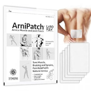 LABOFLEX Arnipatch Natural Arnica Pain Relief Hydrogel Patches – Long Lasting Relief for Muscle Soreness,…