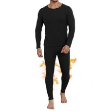 TRENDOUX Thermal Underwear For Men: Warm Thick Wool Long Johns With Polar Fleece Lined, Mens Stret…