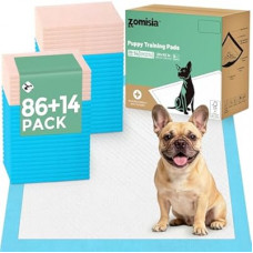 ZOMISIA Health Monitoring Puppy Pee Pads 100 Count for Dogs 22