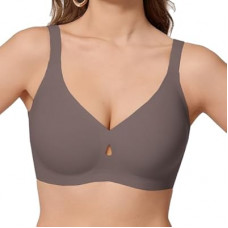 COCOMARTS Jelly Bras for Women No Underwire Seamless Push Up Bra Full Support Comfort Bralettes Wir…