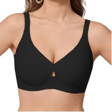 COCOMARTS Jelly Bras for Women No Underwire Seamless Push Up Bra Full Support Comfort Bralettes Wir…