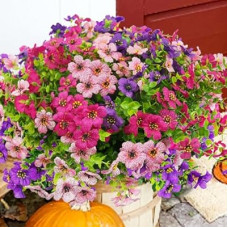 trytuny Artificial Flowers for Outdoor, UV Resistant Fake Silk Flowers, Realistic Faux Plants for Outside In…