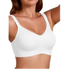 COCOMARTS Jelly Bras for Women No Underwire Full Coverage Push Up Bra Wireless Seamless Bra Comfort…