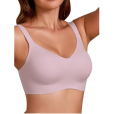 COCOMARTS Jelly Bras for Women No Underwire Full Coverage Push Up Bra Wireless Seamless Bra Comfort…