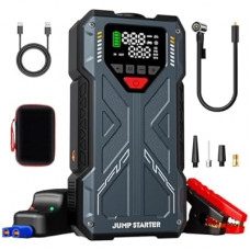 Jump Starter with Air Compressor, 4000A Battery Jumper Starter Portable and 150PSI Tire Inflator Ai…