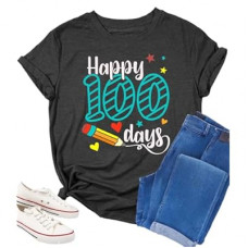 100 Days of School Shirt 100th Day of School Shirt Teacher Happy 100 Day Shirts Gifts Tees Teaching Grap…