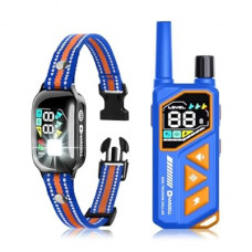 2-in-1 Dog Shock Collar and Bark Collar with Remote Control, Dog Training Collar Remote 3300FT, IPX…