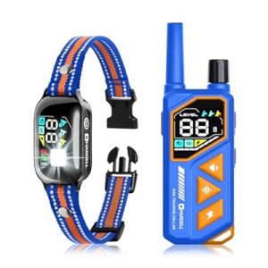 2-in-1 Dog Shock Collar and Bark Collar with Remote Control, Dog Training Collar Remote 3300FT, IPX…