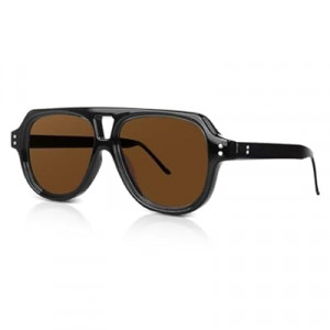 DrRelax Retro Square Aviator Sunglasses Womens 70s Bold Flat Top Frame Polarized Sun Glasses