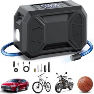 Pumptiva Tire Inflator Portable Air Compressor, 150 PSI Portable Tire Inflator for Car 3X Faster Air Pump…