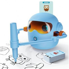 Yuieapl Drawing Robot for Kids, with 100 Design Templates & 12 Color Pens,Voice-Guided Play, Ideal Gift f…