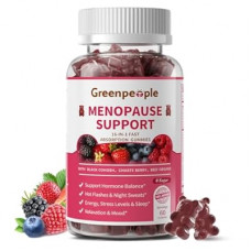 GREENPEOPLE Menopause Supplements for Women Gummies - 16-in-1 Dual Action Menopause Rel…