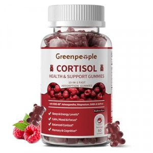 GREENPEOPLE Cortisol Supplements for Women & Men - Cortisol Reducer Detox Manager w/KSM-66 Ashwag…