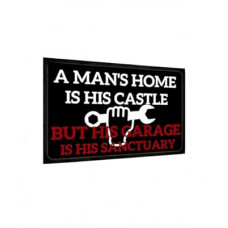 Carastora Men's Vintage Garage Decor, Funny Metal Tin Sign, Quote 