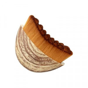 Trazzo Lymphatic Contour Face Brush, Dry Facial Brush for Lymphatic Drainage – Soft Bristles for Face Sc…