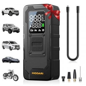MODARI Tire Inflator Portable Air Compressor - 4X Faster 160 PSI Portable Air Pump for Cars - Cordle…