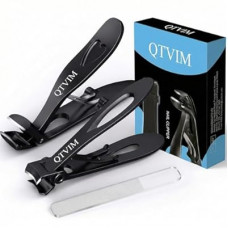 Toenail Clippers for Thick Nails for Men Seniors|3 Pack Ergonomic Long Handle Angled Head Toe Nail Clipp…