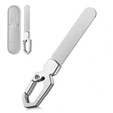 Metal Nail File for Natural Nails, Made of Stainless Steel, Fingernail & Toenail File Shaping Tool for Men &…