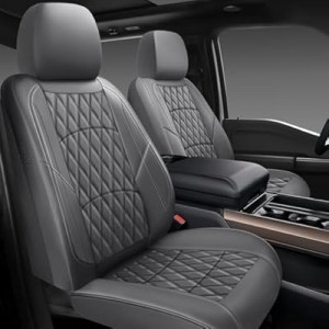 NS YOLO Leather Car Seat Covers,Universal Fit for Most Cars,SUVs and Sedans,Waterproof…