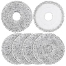 6-Pack Washable Microfiber Mop Pads for Robot Vacuums – Compatible with L40 Ultra, L10S Ul…