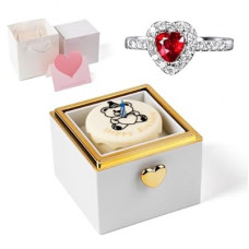 mountova Valentine’s Day Gift for Her，Creative Birthday Surprise Cake Box with a Built-in Surprise Button…