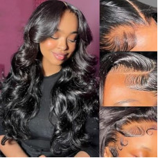 Wgfd 13x6 Body Wave Lace Front Wigs Human Hair Pre Plucked 180% Density HD Lace Frontal Wigs for W…