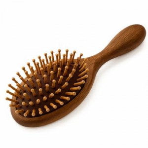 Diryi Bamboo Air Cushion Hair Brush Detangling Paddle Brush with Soft Airbag Cushion for Smooth, Tangle…